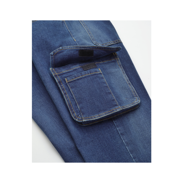 B7528 - Jeans da lavoro elasticizzati