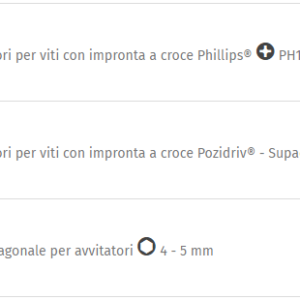 CINTURINO 6 BITS PE-PH-PZ MIX1